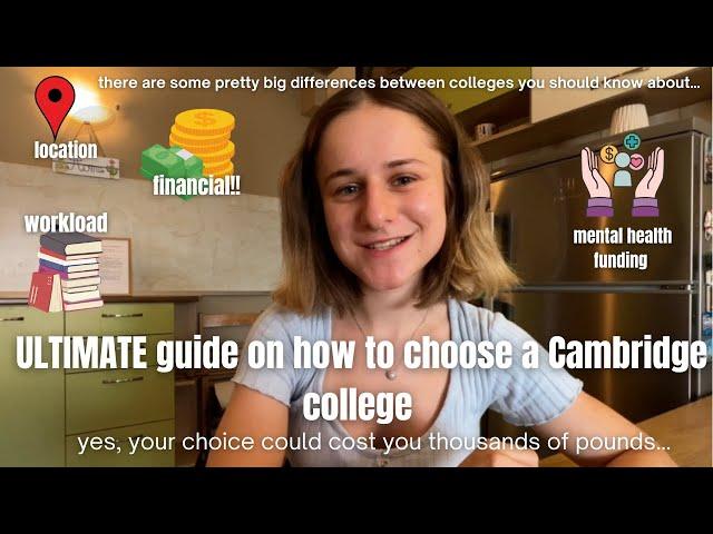 ULTIMATE guide on how to choose a Cambridge college - everything they don’t tell you!!