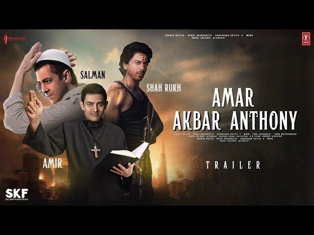 Amar Akbar Anthony - Teaser Trailer | Salman Khan, Amir Khan & Shah Rukh Khan | Katrina, Deepika P.