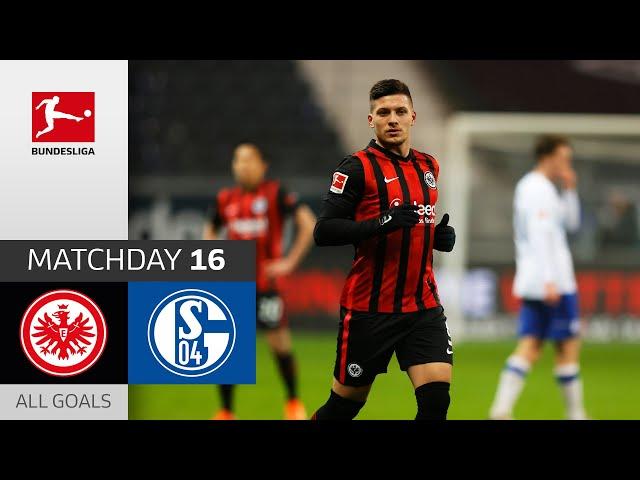 Jovic at the Double! | Eintracht Frankfurt - FC Schalke 04 | 3-1 | All Goals | MD16 – Bundesliga