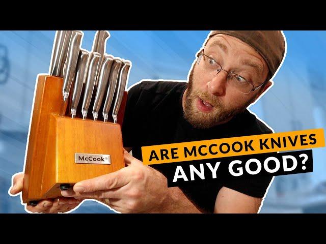 Best Budget Kitchen Knife Set Under $100? McCook MC29 Review and Demo