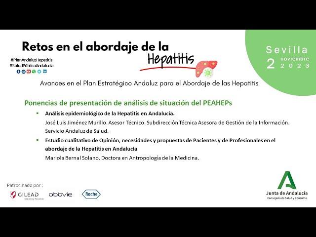 Ponencias - Plan Andaluz Hepatitis