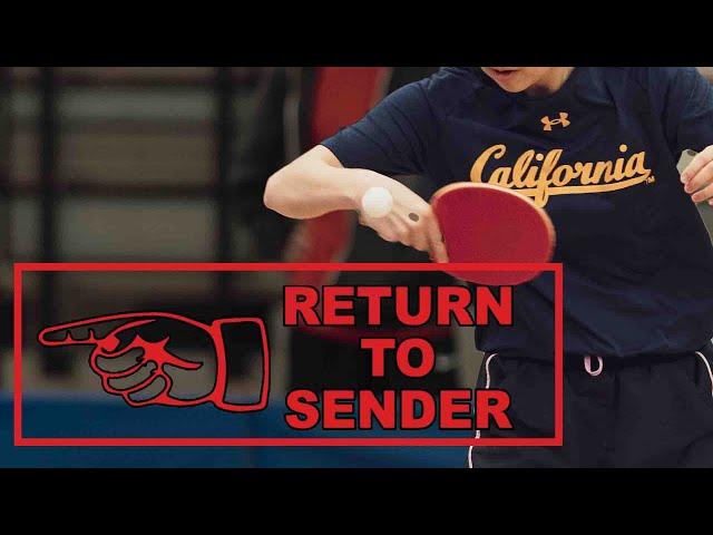 Simplifying the Serve Return with Pips | Table Tennis Tutorial