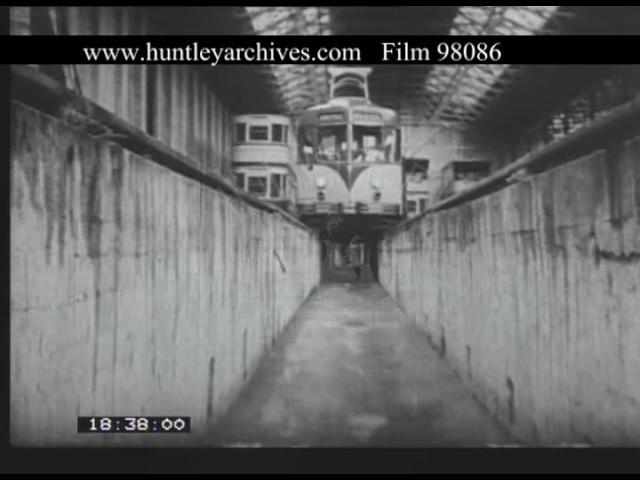 Blackpool Trams, 1950s - Film 98086