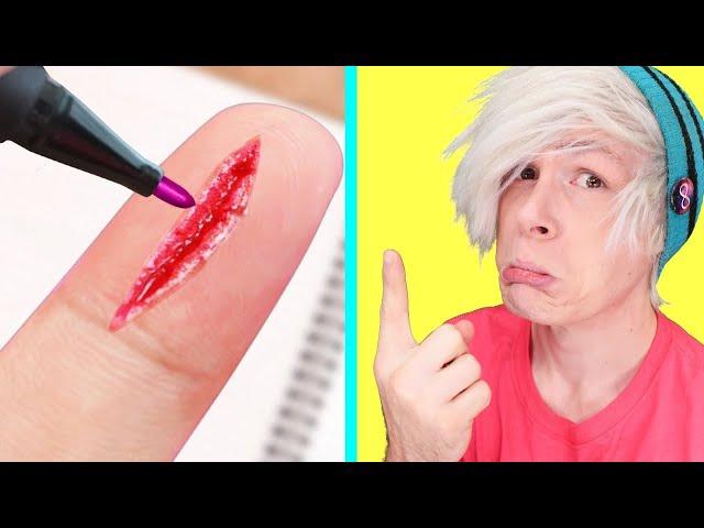 Robby tries 100 Lifehacks and DIYS by 5 minute crafts that FAILED Compilation #9