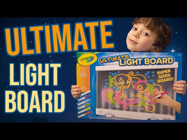 NEW Crayola Ultimate Light Board || Crayola Product Demo