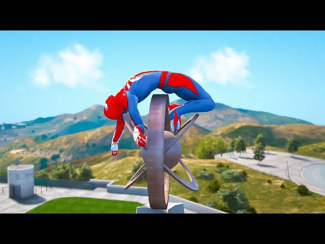 GTA 5 SPIDERMAN Ragdolls Compilation Episode 03 (Euphoria Physcis Showcase)