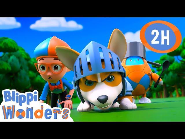 Knights | Blippi Wonders | Preschool Learning | Moonbug Tiny TV