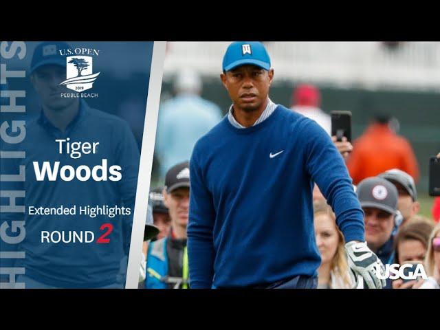 2019 U.S. Open, Round 2: Tiger Woods Extended Highlights