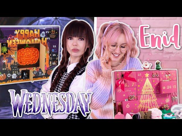 Wednesday und Enid packen Adventskalender aus  | ViktoriaSarina