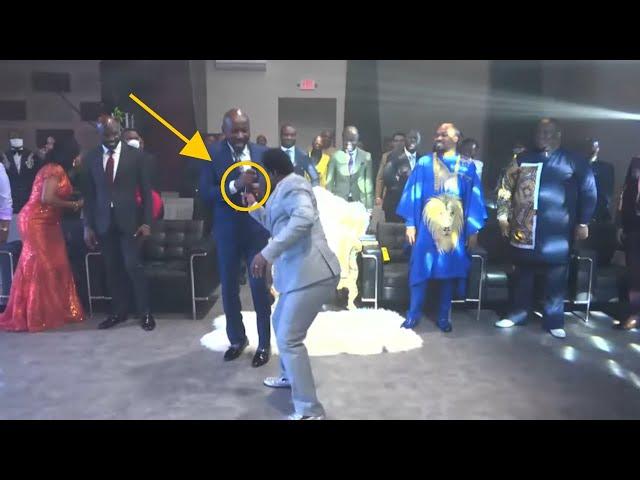 Church instantly went WILD  after Apostle Suleman spontaneously got the mic and did this