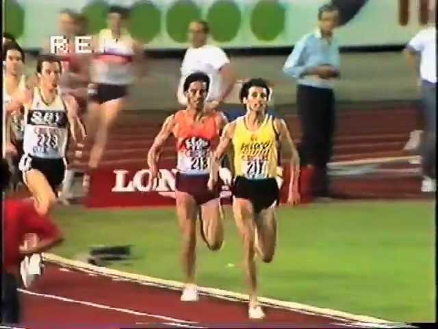 Sebastian Coe 1500m Zurich 1984