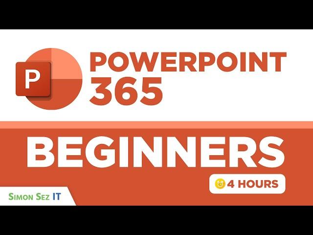 PowerPoint 365 Training for Beginners - 4-Hour Tutorial Course