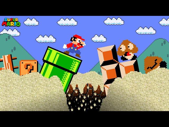 Super Mario Bros., but the Floor is a Quicksand Disaster...