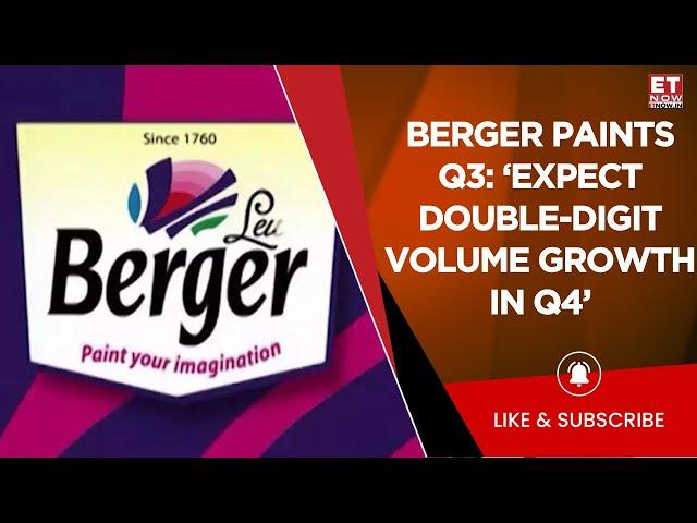 Berger Paints Q3 Result 2025: Competition Pressure, Synergies From Decorative Business | Abhijit Roy