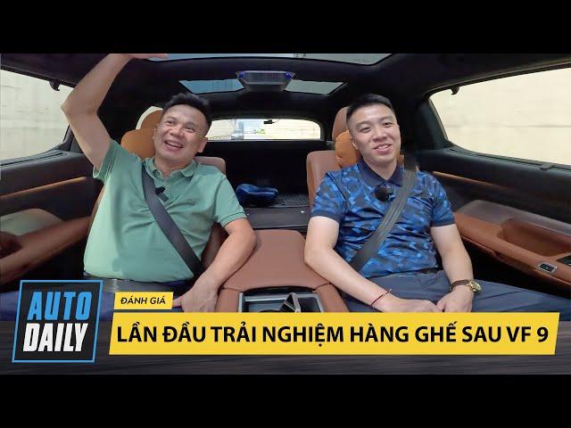 Lần đầu trải nghiệm hàng ghế sau VinFast VF 9 trần kính toàn cảnh |Autodaily.vn|