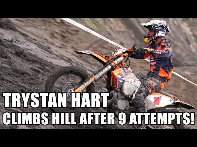 Bentonite Brawl: Trystan Hart Pushes Over Steep Hill After 9 Attempts (RAW)