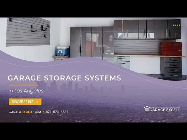 Garage Storage Solution in Los Angeles - Build Customized Cabinet Storage System - GarageExcell.com