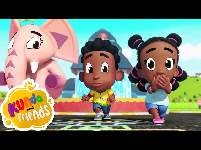 Walking, Running, Hopping | Nursery Rhymes | Kids Cartoons | Songs For Kids | Kunda & Friends