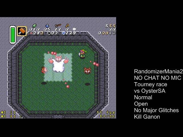 A Link to the Past Randomizer Secondary Fall Open Tourney: Cavin856 vs OysterSA