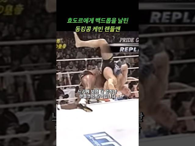 크로캅 잡고 신난 랜들맨이 효도르를 만났을 때 #mma #ufc #k1 #pride