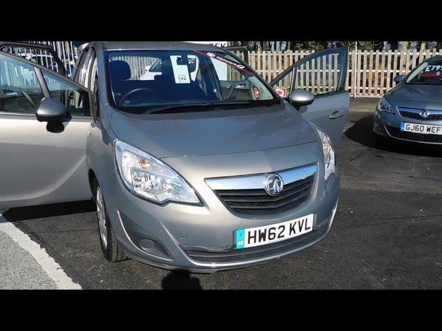 Used Vauxhall Meriva 1.7 CDTi Turbo Diesel Exclusiv Air-Con MPV Auto HW62KVL GO Vauxhall Chislehurst