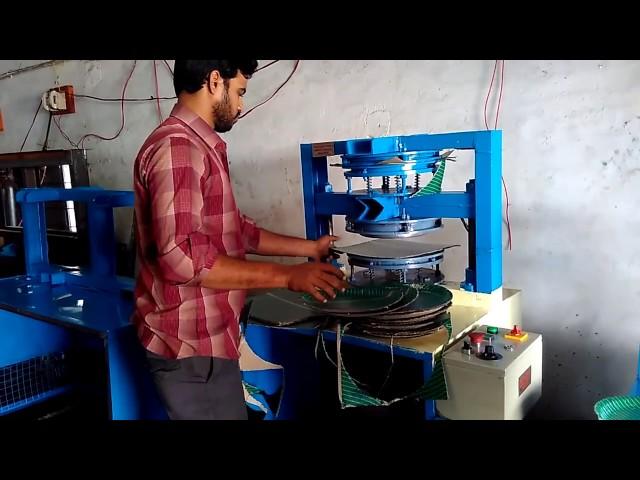 "Semi-Auto Hydraulic Paper Plate Machine | Single & Double Die Features"