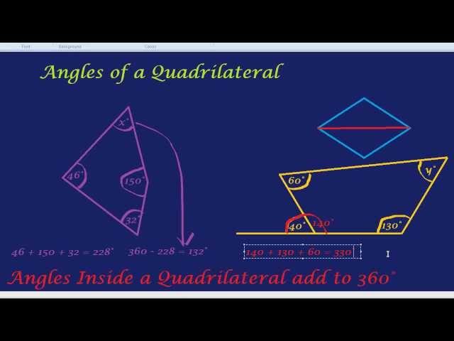 Angles Inside a Quadrilateral