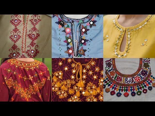 Mirror work embroidery designs |Mirror work dress designs | Beautiful Mirror work hand embroidery