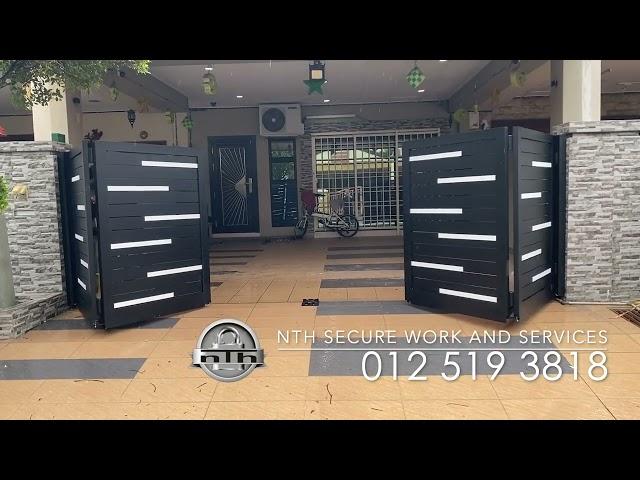 FULLY ALUMINIUM TRACKLESS AUTO GATE SYSTEM