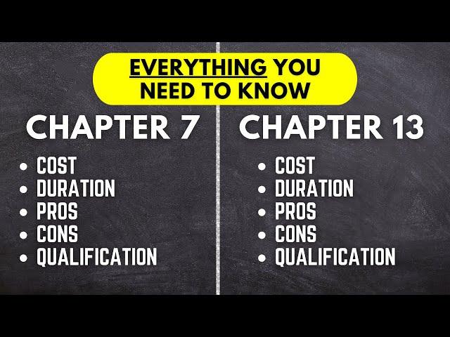 Chapter 7 vs Chapter 13 Bankruptcy: 6 Crucial Things to Know