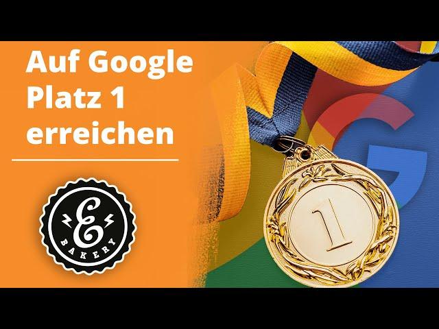 Google SEO mit eBakery - So verbesserst Du deine Google Rankings | Tutorial