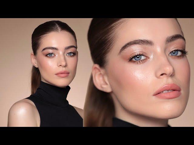 Easy glam for blue eyes and very light skin tone | ALI ANDREEA