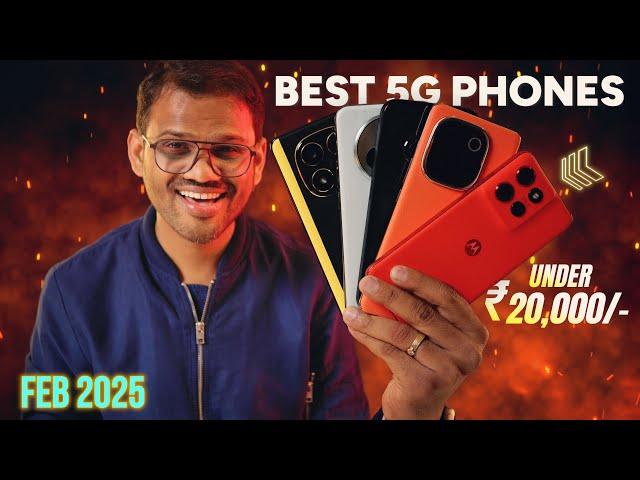 TOP 5 Best 5G Phones Under 20000 in FEB 2025 l Best SmartPhone Under 20000