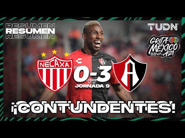 Resumen y goles | Necaxa 0-3 Atlas | Grita México BBVA P2021 - J9 | TUDN