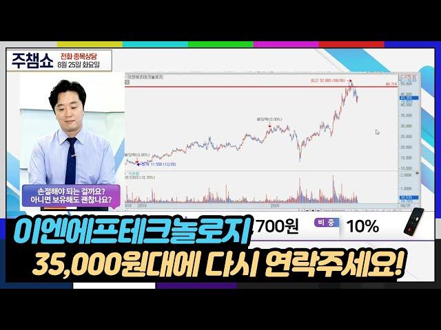 [#종목AS] 이엔에프테크놀로지 : 35,000원. 하락을 예측한 이유! 지금 알려드립니다.