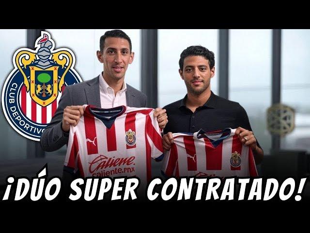 ¡BOMBAZO DOBLE! Chivas a punto de cerrar fichaje de Carlos VELA y DI MARÍA | noticias del chivas hoy