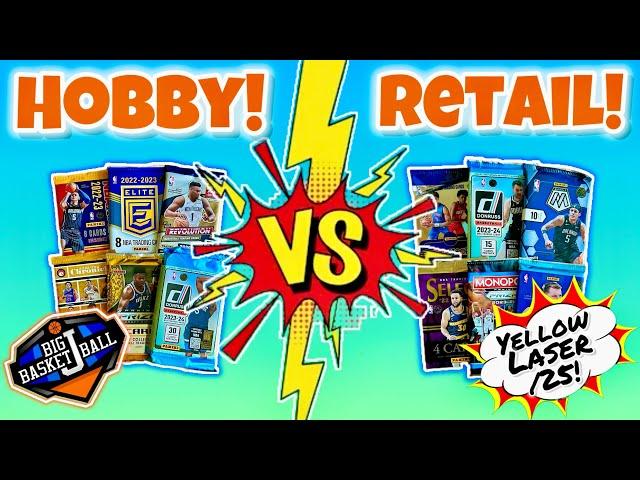 *HOBBY vs RETAIL!* Ripping 30 Basketball Packs  Wemby, Paolo & More Rookies + Yellow Laser /25!