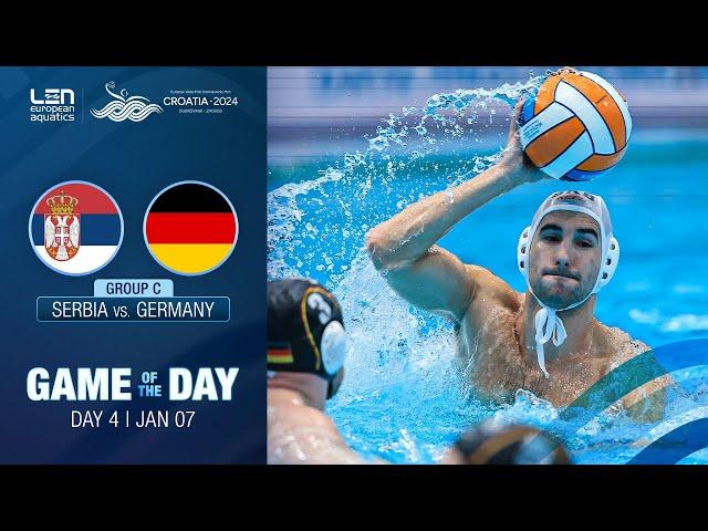 Serbia Go Top After Germany Win | Extended Highlights | European Water Polo Championships 2024