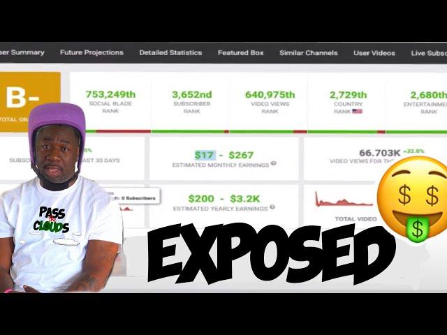 EXPOSING HOW MUCH 3J Make On YOUTUBE *$ 000.00 @Trillsmokie  @jaloflames