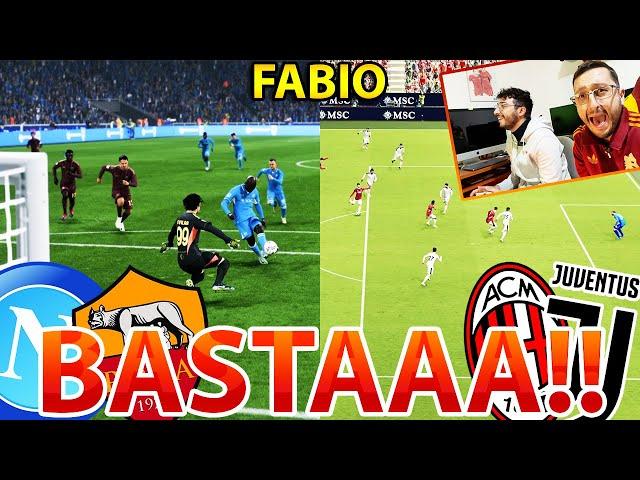 [SCAPOCCIO] FABIO BASTAAA‼️ NAPOLI-ROMA | MILAN-JUVE [EA FC 25 - EFOOTBALL 2025]