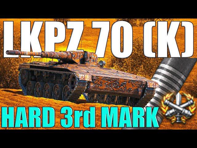 It was so HARD to Get the 3rd MoE on this Tank! - LKpz 70 (K)