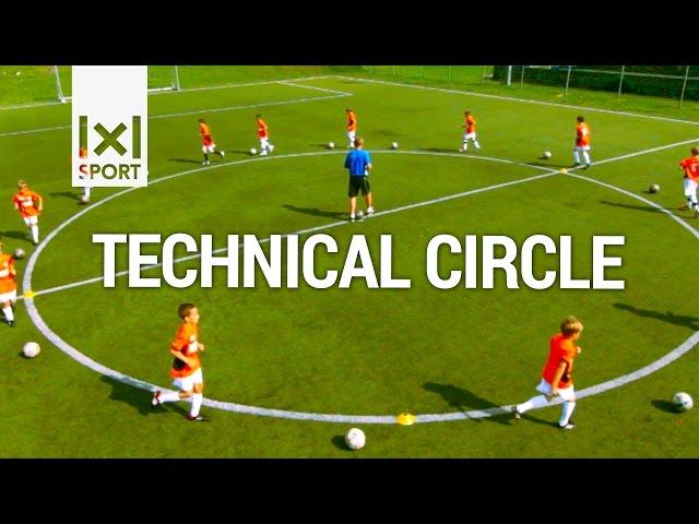  Technical Circle - Creative Football/ Soccer Activity for Kids - Soccer Drills