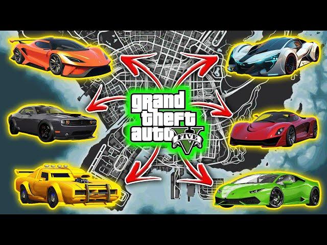 GTA 5 - All New Story Mode Rare Cars Locations 2024 (PS5, PS4, XBOX & PC)