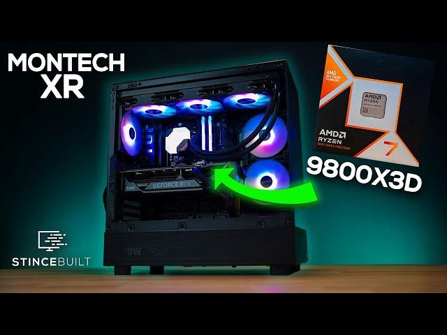 Our First 9800X3D Gaming PC Build! Montech XR + 4070 Ti Super