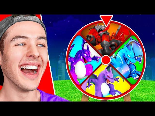 SPINNING a WHEEL to DECIDE Which GOD POKEMON We CATCH!