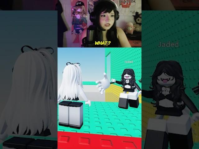 E-girl trolling in Roblox 