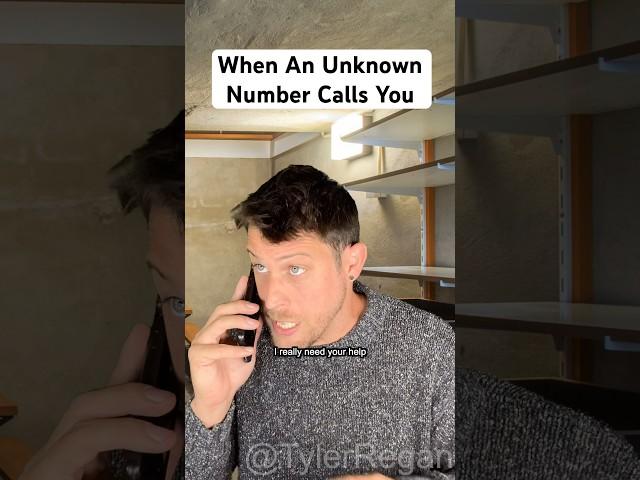 When An Unknown Number Calls You #shorts