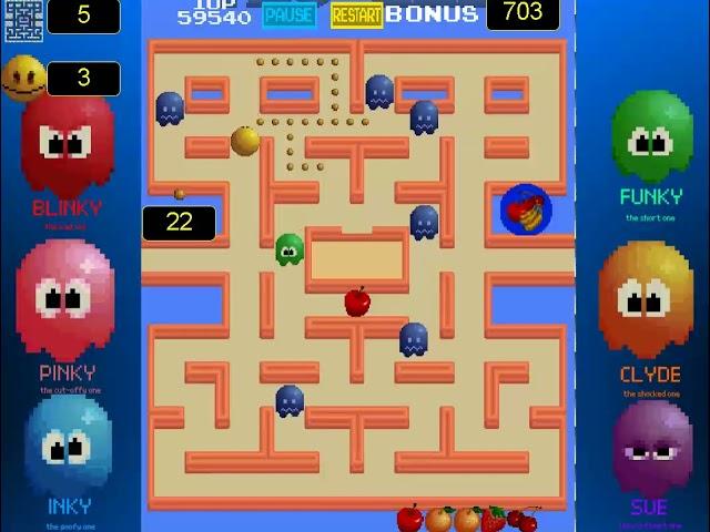 Pac Mania The Game by imalink100 PAC MANIA PACMANIA PACMAN PAC MAN CLONE BROWSER ONLINE IN Scratch M