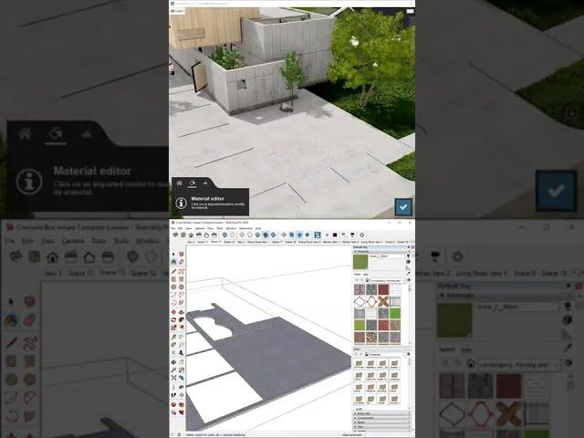 Build your 3D Scene and Render at the same time #archviz #lumion #sketchup