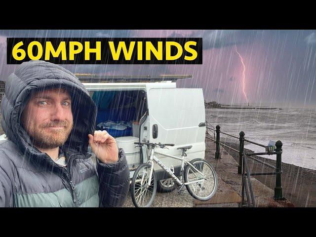 THE WORST WEATHER FOR STEALTH CAMPING IN A TINY VAN